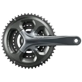 Tiagra FC-4703 Crankset - 175mm 10-Speed 50/39/30t 110/74 Asymmetric BCD Hollowtech II Spindle Interface Gray