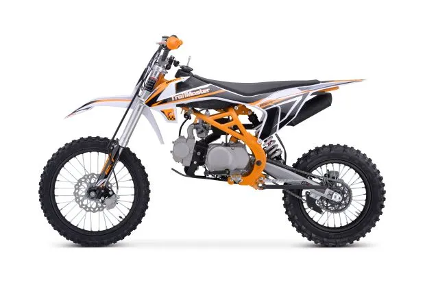 TrailMaster TM27 Dirt Bike  17" Font Tire.  four speed manual trans 33 inch seat height