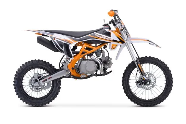 TrailMaster TM27 Dirt Bike  17" Font Tire.  four speed manual trans 33 inch seat height