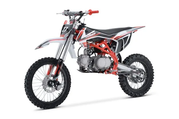 TrailMaster TM27 Dirt Bike  17" Font Tire.  four speed manual trans 33 inch seat height