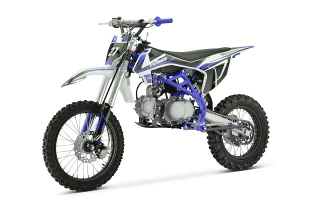 TrailMaster TM27 Dirt Bike  17" Font Tire.  four speed manual trans 33 inch seat height