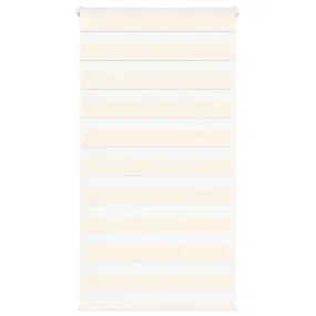 vidaXL Zebra Blind Marble Beige 80x100 cm Fabric Width 75.9 cm Polyester