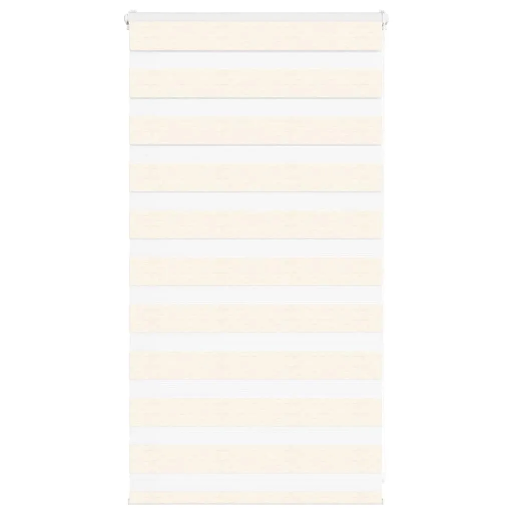vidaXL Zebra Blind Marble Beige 80x100 cm Fabric Width 75.9 cm Polyester