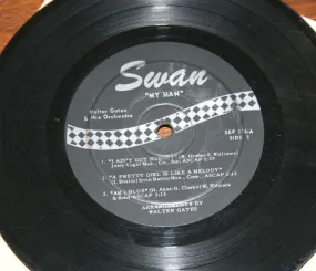 Walter Gates And Orchestra - My Man (7", Jukebox) (VG )