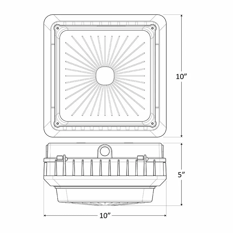 Westgate CGL 75W LED Garage/Canopy Light