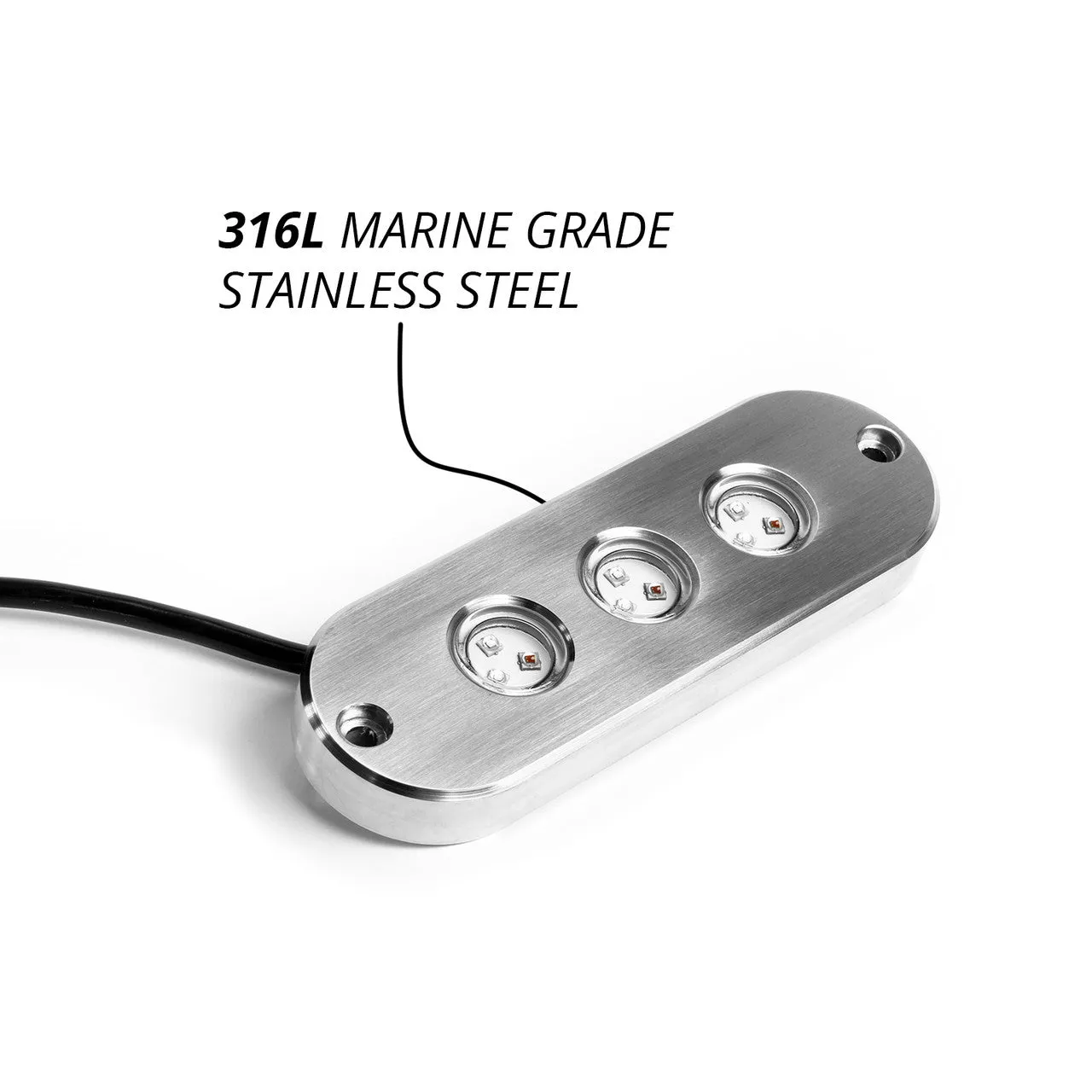 XKGlow RGB Led Underwater Boat Light Kit [27 watts] - 2pc
