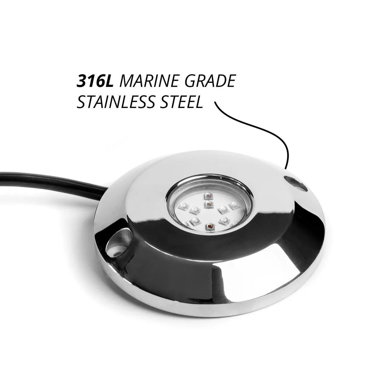 XKGlow RGB Led Underwater Boat Light Kit [48 Watts] 2pc