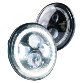 Xprite LED Headlights Jeep Wrangler JK (97-18) 7" 90W CREE LED Headlights RGB Halo